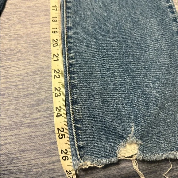 Just Black Women's Straight Leg Blue Jeans - Picture 3 of 3